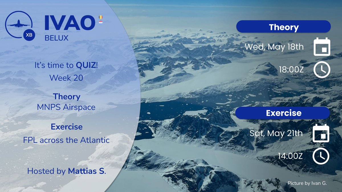 Dear members,

Welcome to the xb-quiz Week 20!

Have you ever wondered what it would take to cross the busiest oceanic airspace in the world?
This week you will learn and discover the ins and outs of the North Atlantic operations.

You will be able to respond in thread to the ind