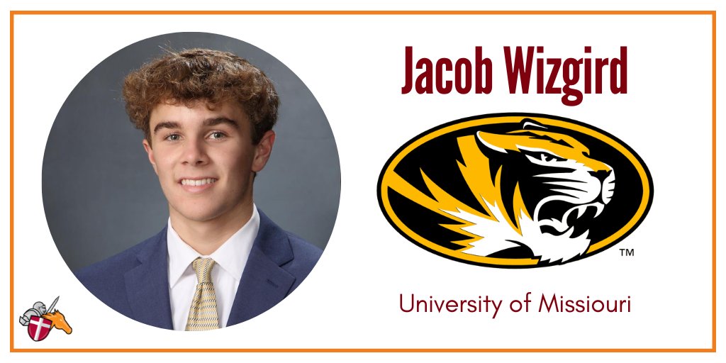 CrusaderCollege's tweet photo. Congratulations Jacob Wizgird!

Jacob will attend the University of Missouri!

#CollegeCrusaders #BeExceptional https://t.co/1d7f6dhdCR