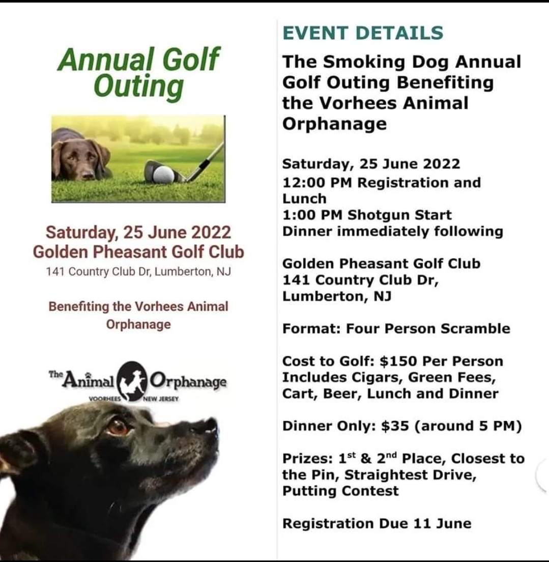 smokingdogcigar's tweet photo. Smoking Dog Golf Tourn Benefitting @vaonjorg Saturday June 25th https://t.co/P3huNHLz4m