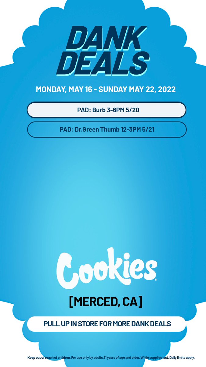 CookiesRetail's tweet image. Some PADs going down this week at our stores! @LemonnadeAnti @Cookiescommerce @BernersInMerced @CookiesFlamingo 🔥🌿