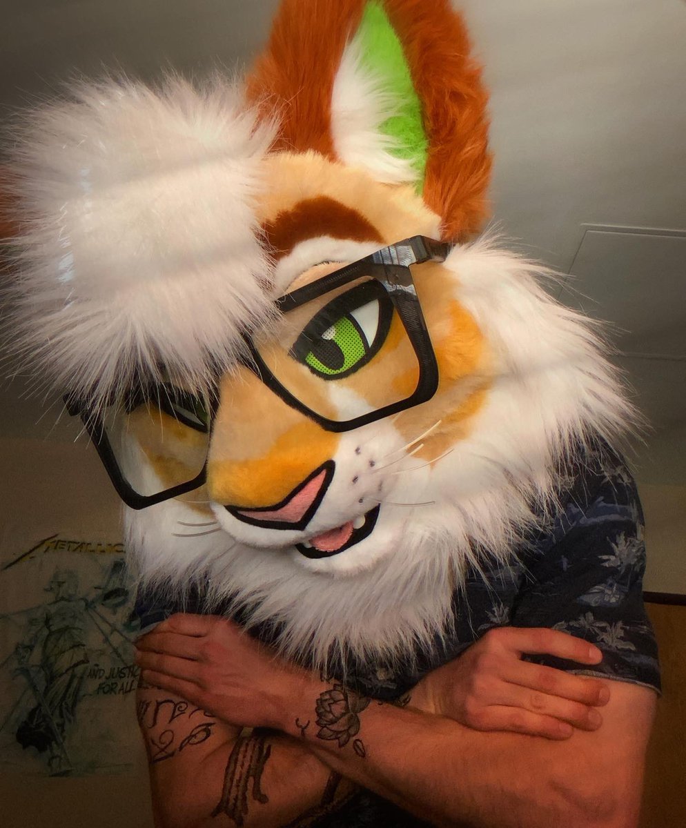 Jacethecat10's tweet photo. Hey, whatcha doin there😼 #furry #fursuit https://t.co/FoUlQm0bRl