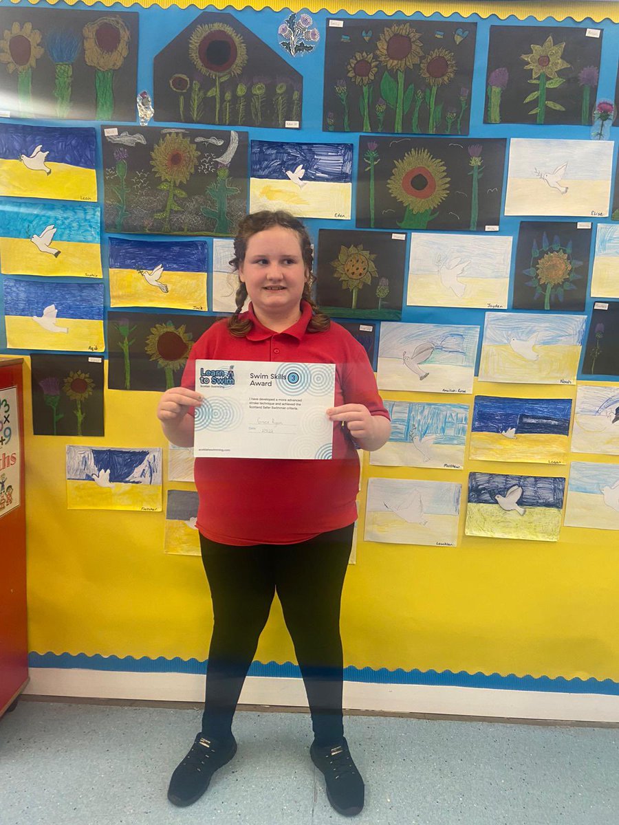 Double the awards today for G moving up a swimming level and completing her JASS Get Active. Well done! 😁#determination #achieve <a href="/jasschools/">JASS</a>