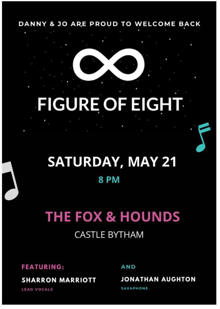 Get your feet and voices ready….! We’re live and lively this Saturday evening at The Fox &amp; Hounds, Castle Bytham. 

Come and join the fun!