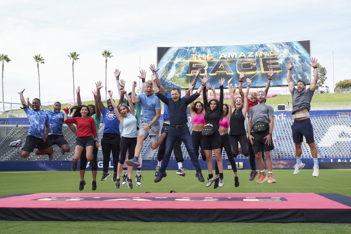 AmazingRaceCBS's tweet photo. We have some exciting news, #TheAmazingRace has been nominated for not only one, but TWO Critics Choice Real TV Awards! @CCRealTV 🥳 https://t.co/K4DBm6VGi1 https://t.co/sN1Lf7edfE