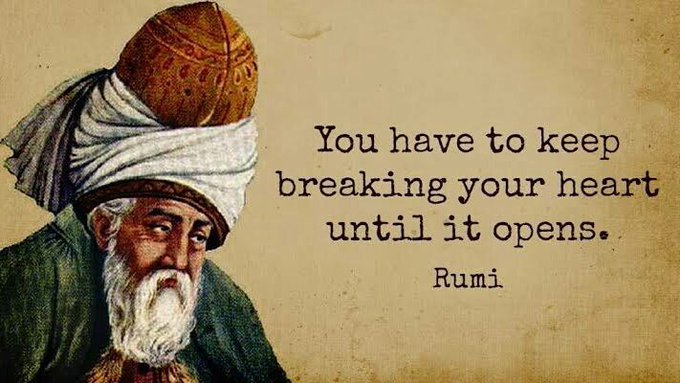 HumbleFlow's tweet photo. 15 Deep Philosophy Quotes From "Rumi" https://t.co/lFqFl5W8Tr