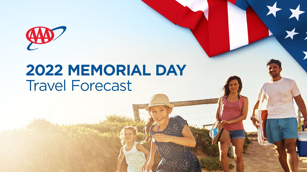 AAACEODoney's tweet photo. Memorial Day is just around the corner … how many people are planning to kick off summer with a weekend getaway? Check back soon to find out! https://t.co/9IVeqCN58v #MemorialDay2022 #summer #travel @AAA_Travel https://t.co/Q6QxSTFBCD