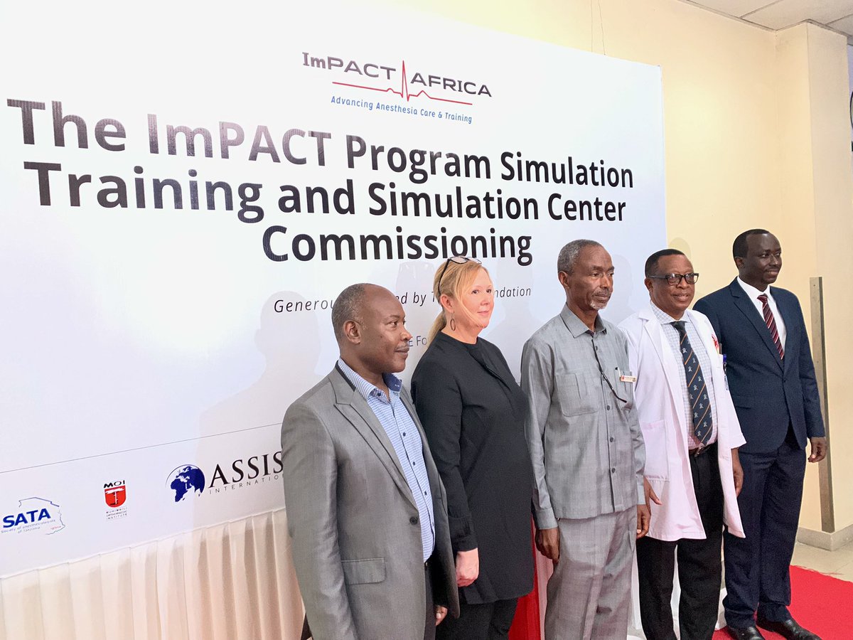 HanningtonSeggy's tweet photo. Finally we have commissioned the 3rd medical SimLab @MuhimbiliOrtho1 @muhimbiliuniver. Thanks again to @ELMAPhilanthro @GE_Foundation for funding such an impactful program. Kudos to @assistintl @ImPACT_Anes @VUMCglobalanes. #patientsafety #medsimulation https://t.co/ewKzILwu3q