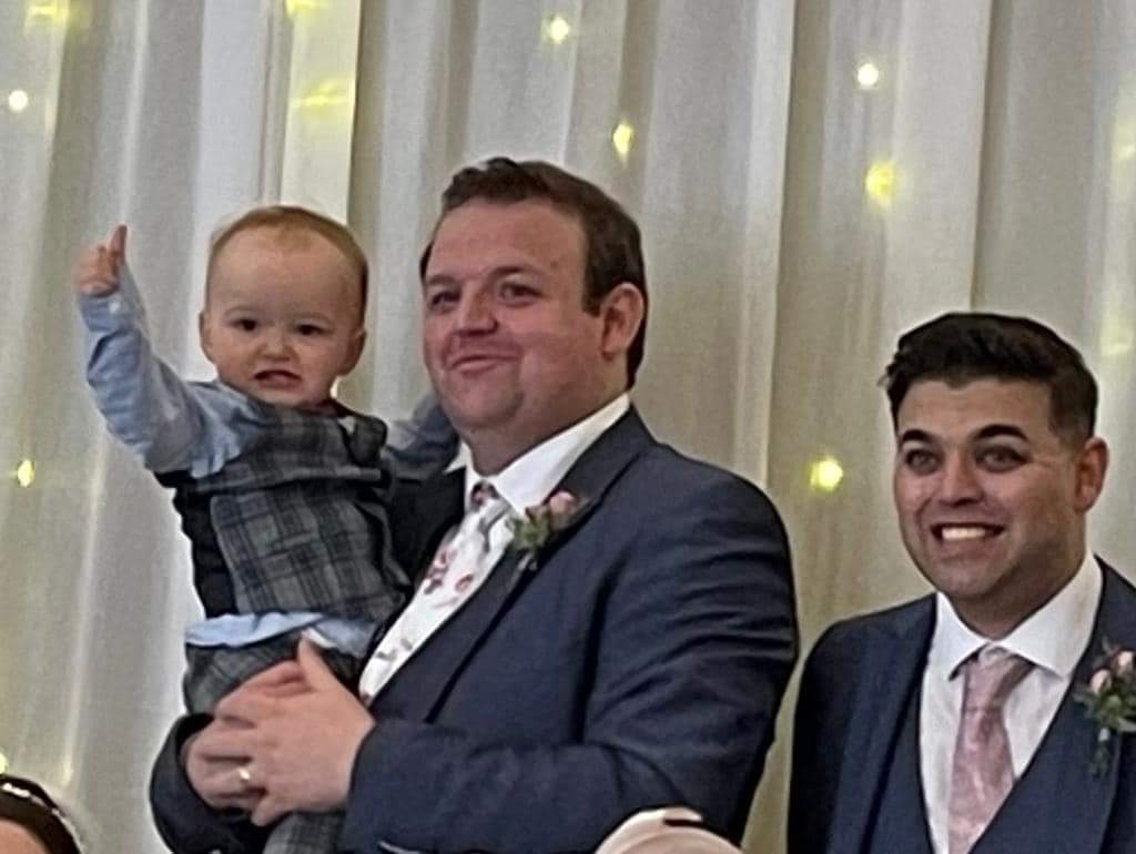 eeclarke28's tweet photo. The 3 men in my life 🥰 #familywedding #sons #grandson  #familyiseverything https://t.co/Y9t1Cba0Ia