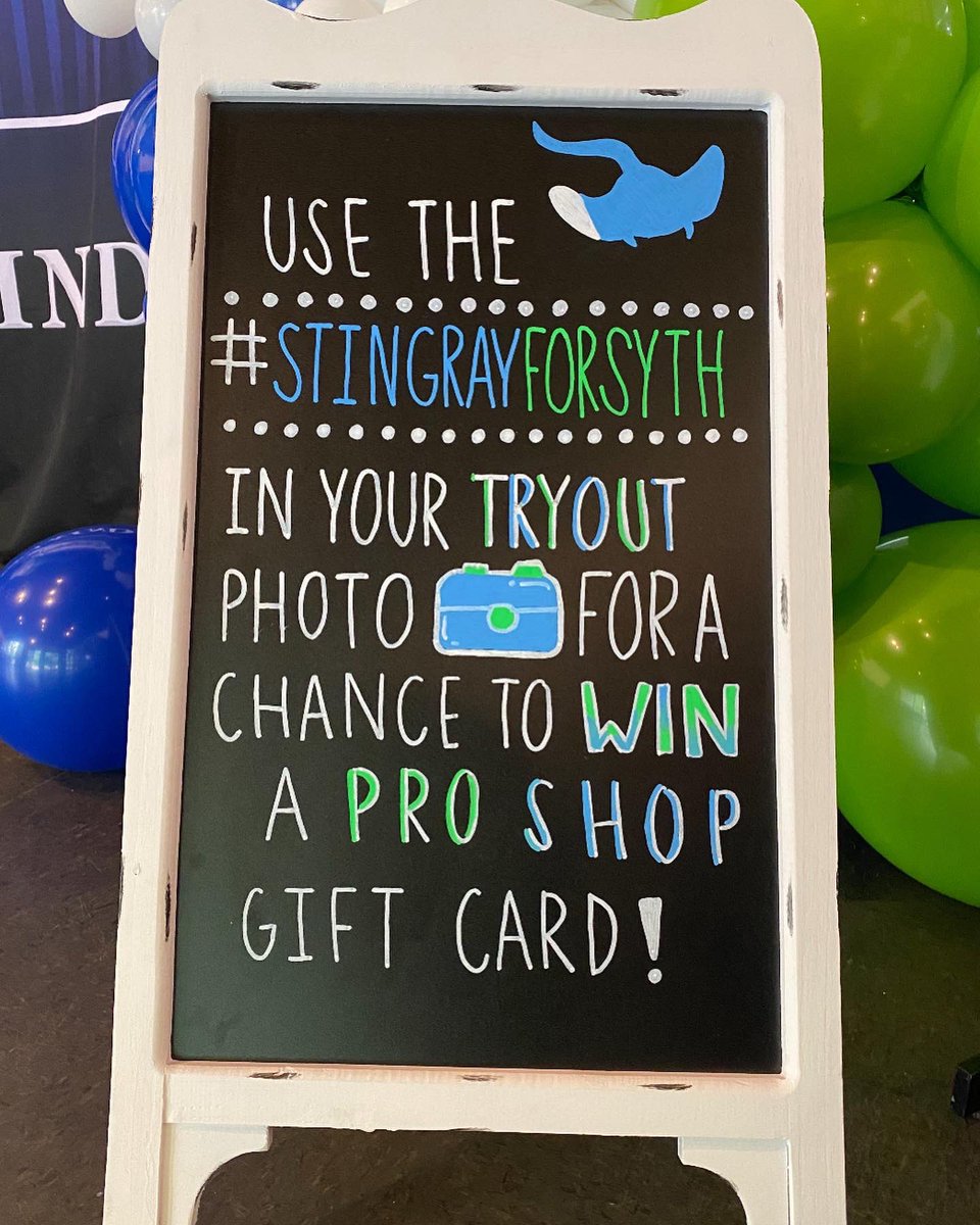 stingrayforsyth's tweet photo. It’s going to be gRAYt DAY 1️⃣ of TRYOUT WEEK ‼️ 🤩🤩🤩 We can’t wait to see ALL of our new and familiar faces tonight! Who’s ready to RAYS the standard with us in the 💙&amp;💚?!? 

#StingraysForsyth #thestingrayallstars #RAYSthestandard #oneofakind #theBESTkind #MOREthanagym https://t.co/Pa8GPUvIHq