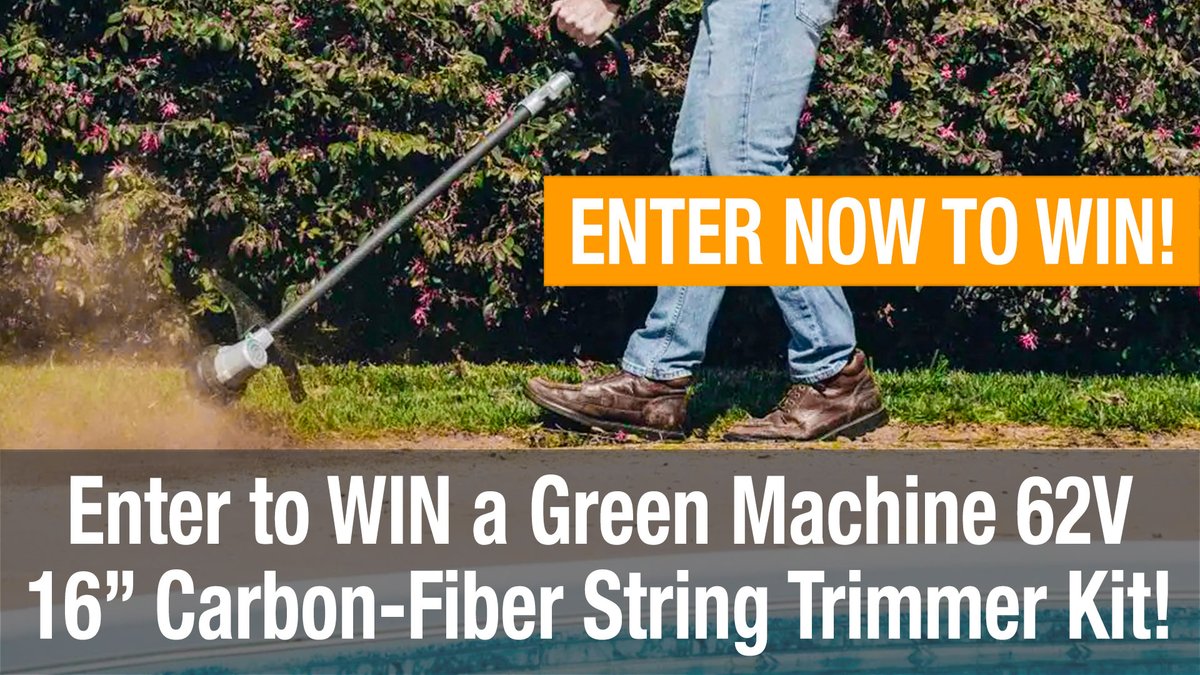 OpeReviews's tweet photo. Enter to #win a @greenmachineus 62V #stringtrimmer kit in our #giveaway at https://t.co/JKI2VBA1ZE Visit the link to earn extra entries!
#tools #lawn #GreenMachine #DIY #ope #ptrgrm22 #landscaping https://t.co/AnHePN7bs4
