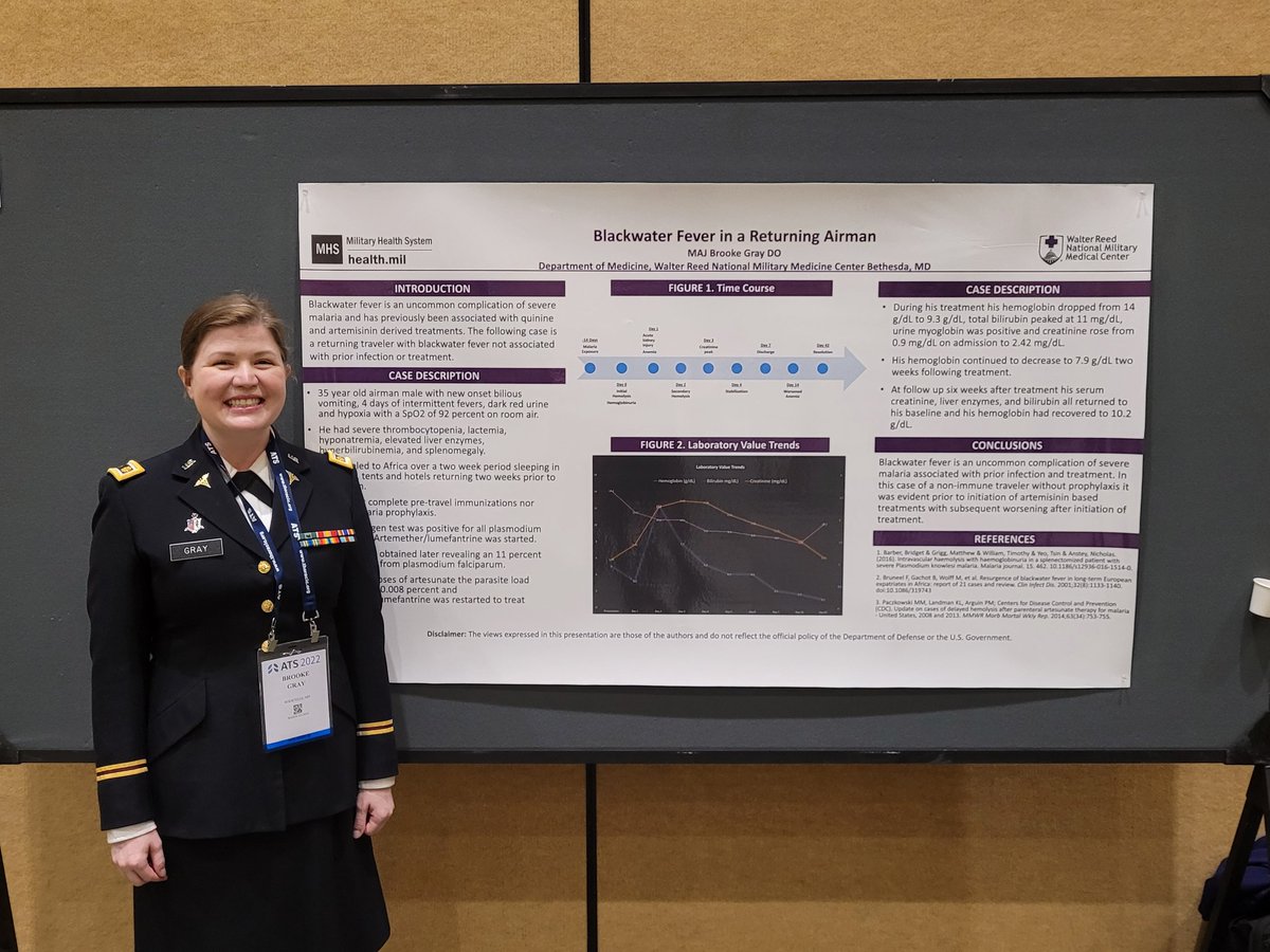 MatthiasWilli12's tweet photo. A fascinating black water fever case with MAJ Brooke Grey! #ATS2022 https://t.co/SrEXH2Ka6A