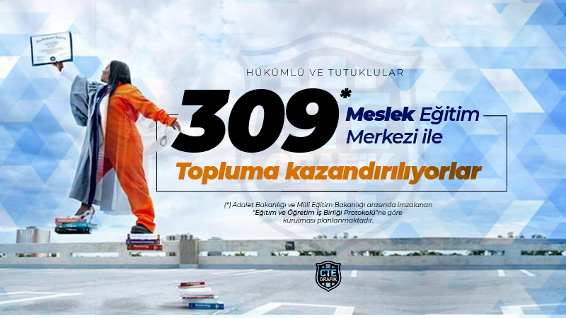 "Özgürlüğü elinden alınan vatan çocuklarının, cezası bittiği zaman topluma yararlı olacak kimseler halinde yetiştirilmesi lâzımdır." - Mustafa Kemal Atatürk.

Cumhuriyet tarihinde ilk kez açılan meslek eğitim merkezleri ile hükümlüler topluma kazandırılıyorlar. #cezaevi