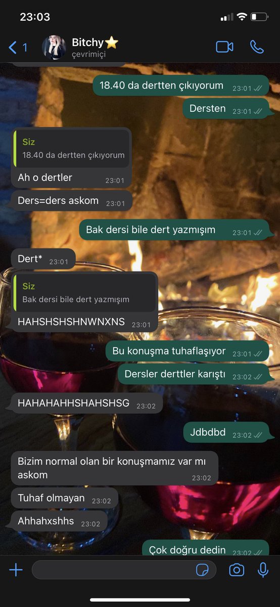 Aynen asko ders=dert ama yazabilsek iyiydi hahahahshsj @ece_mmmm