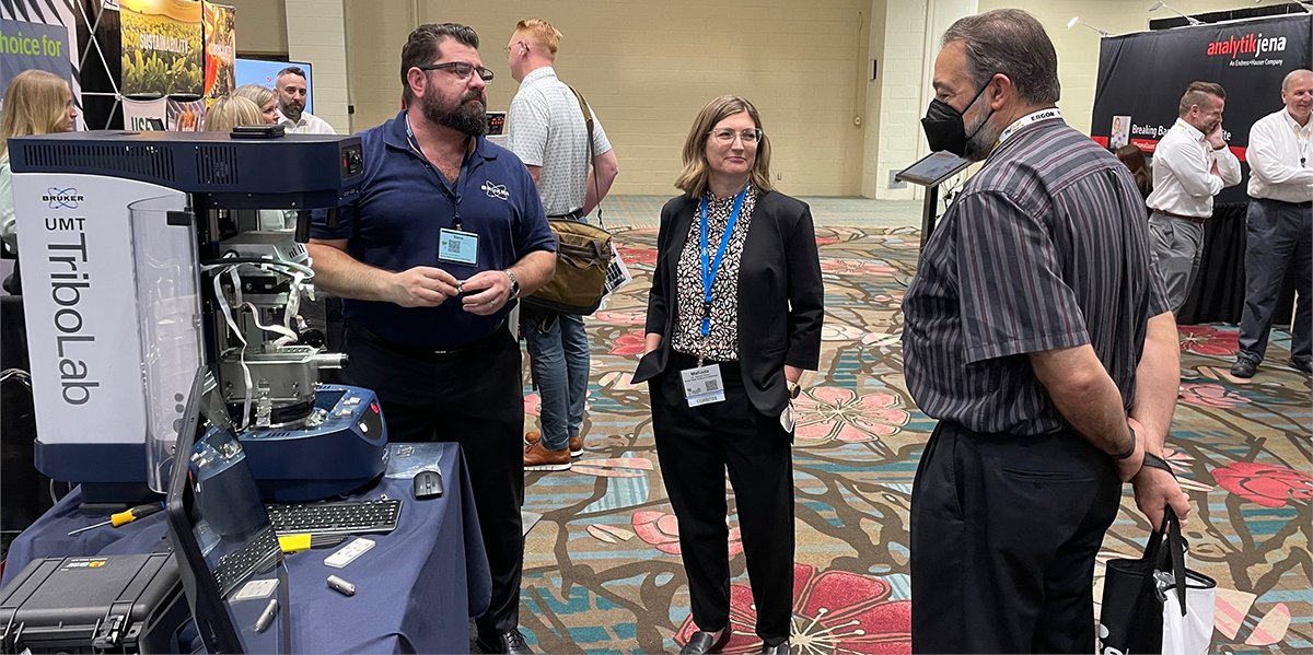 BrukerNano's tweet photo. We are underway in sunny Orlando, Florida for the 2022 STLE Annual Meeting hosted by @STLE_Tribology☀🌴
Visit Booth 820 to see our suite of application-focused instrumentation for research and production.
#STLE2022 #Manufacturing https://t.co/L2hftbgAFJ