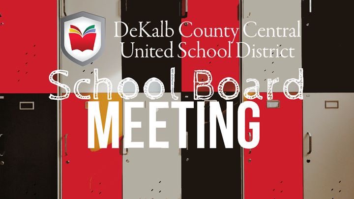 DeKalbDCCUSD's tweet photo. The next DeKalb Central School Board of School Meeting will be held TOMORROW, May 17, 2022, beginning at 6:00 p.m. at DeKalb Middle School.

The meeting will also be Live streamed at https://t.co/nHZi5jMG7M. https://t.co/wERTrHnRo8