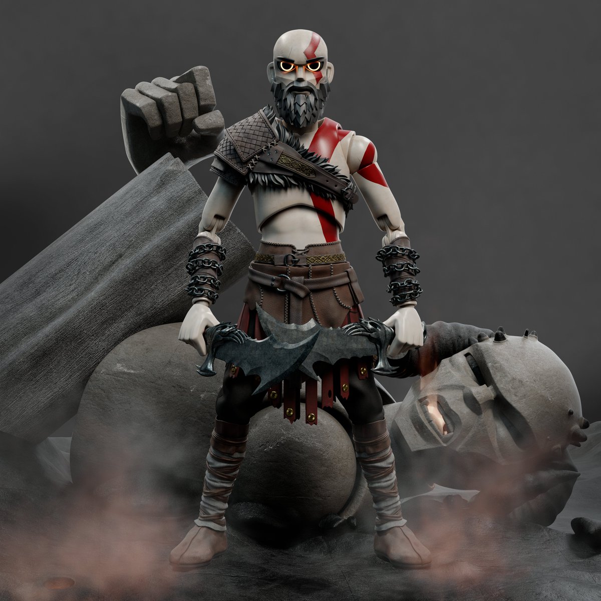 nobullbro's tweet photo. Every fan living with hope! Ragnarök is coming! 🔥

@SonySantaMonica #GodofWarRagnarok #Fanarts https://t.co/33TCrsSOCi
