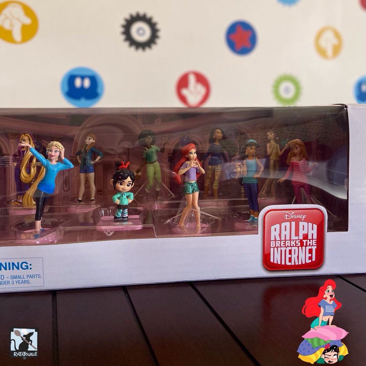 ratatouillest's tweet photo. Ralph Breaks the Internet Figures Set https://t.co/Z0eghMqPQw