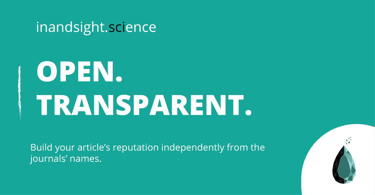 🔬 Publish fast, openly, and without restrictions with In&amp;Sight 👉 inandsight.science 

No editorial bias. 
#openscience