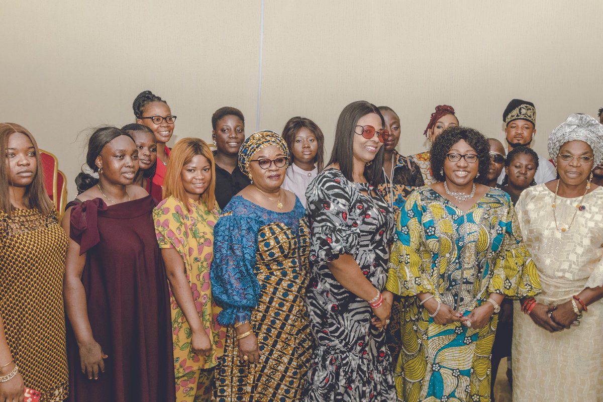 bisiafayemi's tweet photo. I met with the Fashion Designers Association of Nigeria (FADAN) Ekiti State Chapter in the afternoon. The meeting had Dr Olayemi Oyebanji, Chief Monisade Afuye (APC Deputy Governor Candidate), and some Women Campaign Committee members.

#WCCforBAO
#BAOforAll
#BisiaFayemi https://t.co/sl8IrTbYDz