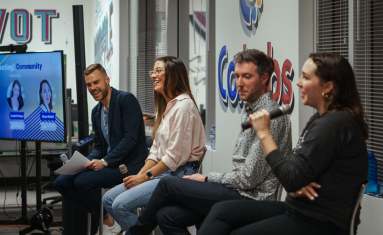 InnovationSask's tweet photo. #InnovateToEngage: To celebrate #innovations that are community driven, prioritize inclusion + drive action, we'd like to highlight SK's tech incubators, @colabsyxe & @cultivatorsk They build a thriving tech ecosystem through coaching, mentorship, offices & more!📚🏢💻 https://t.co/PLZokTSB0N