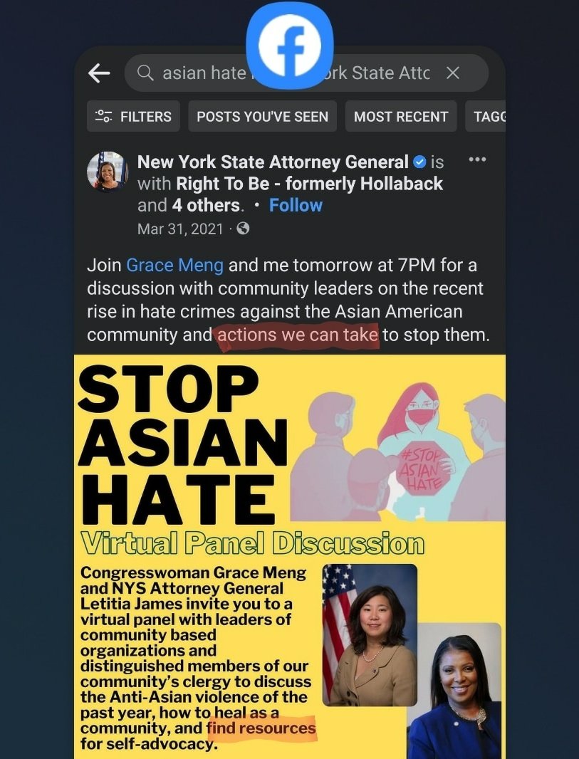 rutledgecharle1's tweet photo. When Black people are massacred by whyte supremacists, New York State Attorney General Leticia James offers her prayers! When dealing with Asian issues, she TAKES ACTION, AND FINDS RESOURCES! 🤔🤷🏿🤨 https://t.co/zhsmJNM0kq