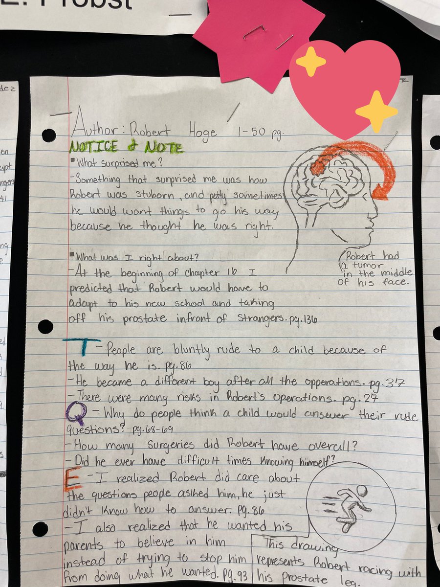 146reads1's tweet photo. I was excited to 👀 the amazing #thoughtnotes learners in Mrs Matejcak’s 8 grade core ELA class created based on their CBS memoirs. Ss used Notice &amp; Note Nonfiction strategies as well as #TQEs to #showwhattheyknow Here are two samples using Ugly by @RobertHoge @GompersD86 https://t.co/TSStlgj8YB