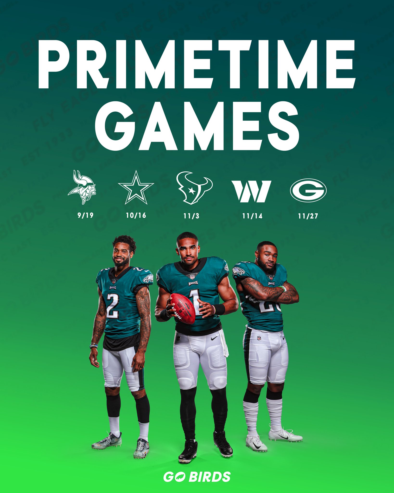 Philadelphia Eagles on Twitter "Primetime action 😤 FlyEaglesFly https