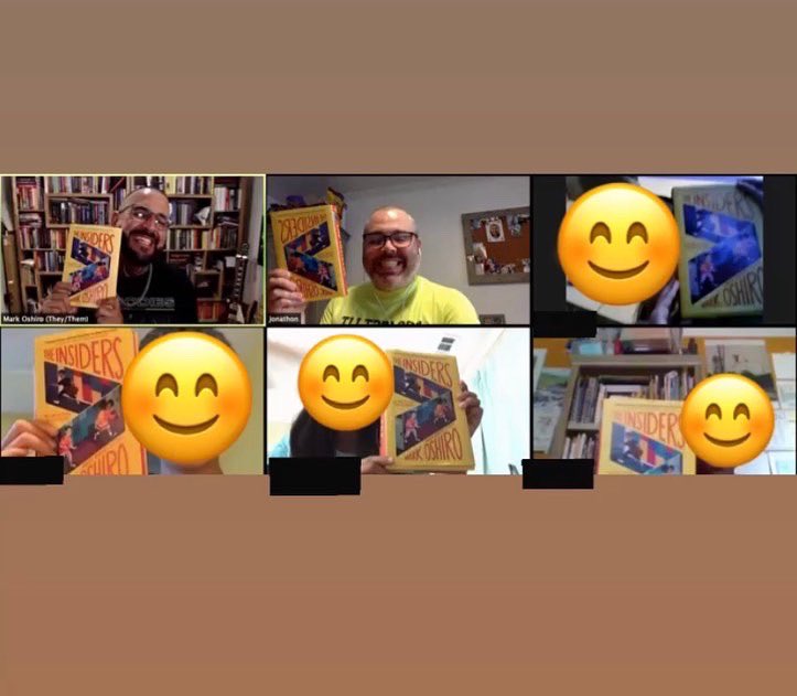 projectlit_dcpl's tweet photo. I am still buzzing over the tremendous event we had with @MarkDoesStuff last Thursday covering The Insiders. So proud of all the questions the group posed to Mark and grilling him on all the Insiders secrets he couldn’t share! 

Thank you Mark!!

#projectlitbookclub https://t.co/QB9tZH7cZo