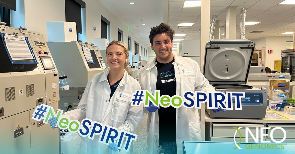 NeoGenomics's tweet photo. The #NeoSPIRIT is the passion each one of us has inside to make a difference in the lives of cancer patients! Jump into the #NeoSPIRIT: https://t.co/c48Tlue0ee #LifeAtNeo #WorkAtNeo https://t.co/VC7bFCLkBZ