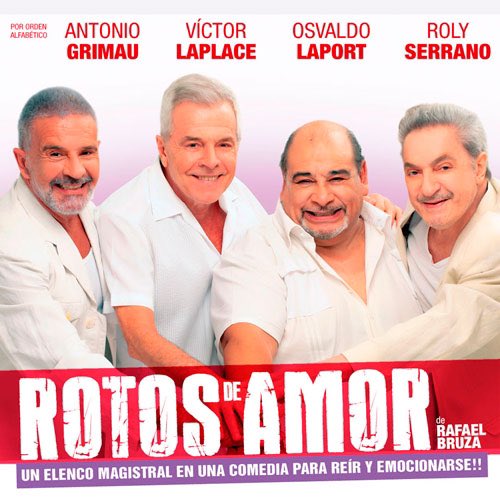 ¡Este viernes a las 21:00hs! Vení a divertirte con ROTOS DE AMOR. 
Entradas online bit.ly/TGR-RotosDeAmor 
También podés acercarte a comprar en persona de lunes a viernes de 14:00 a 19:00hs y una hora antes de la función.