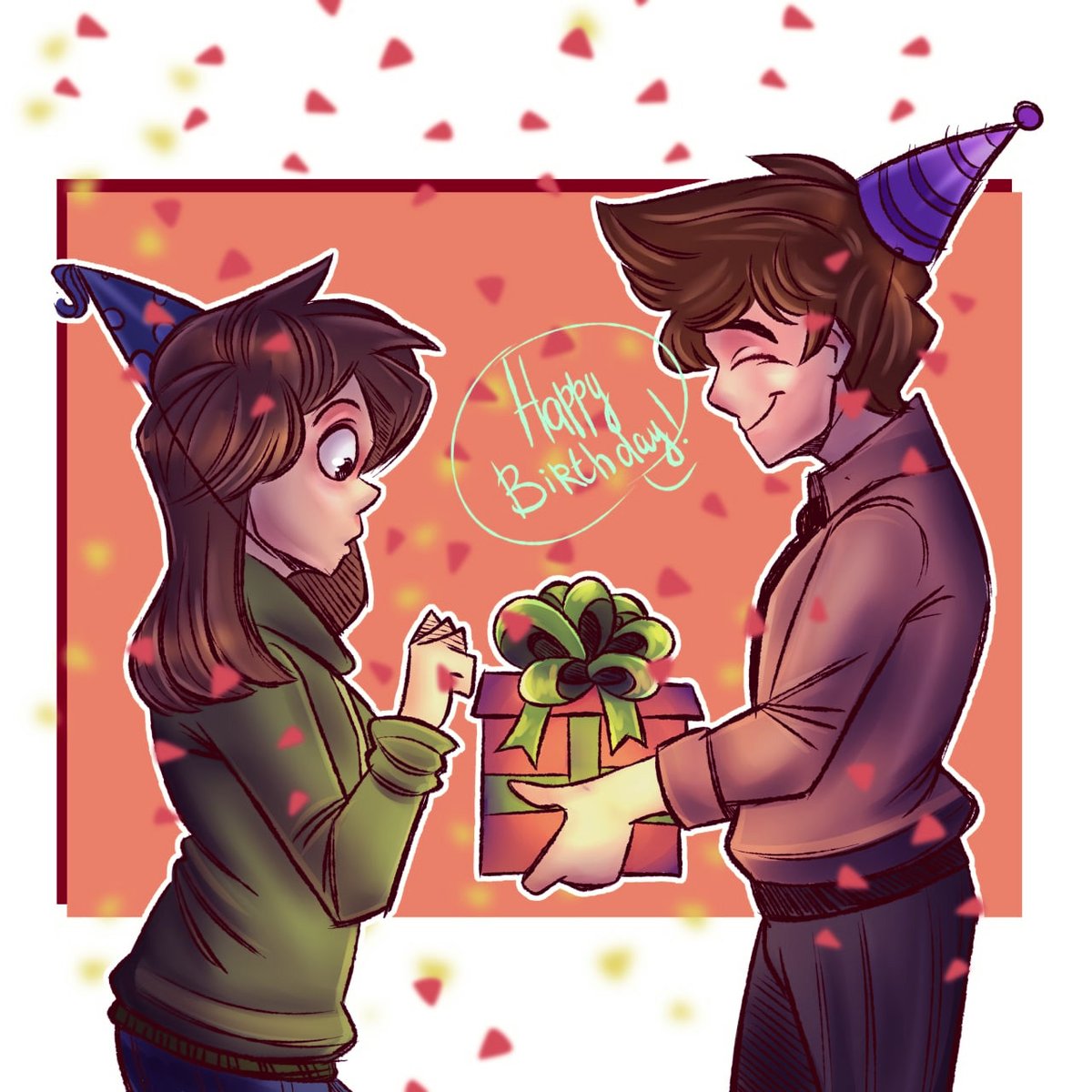 anafimona's tweet photo. I haven't forgotten about this best fnaf couple 🤎💚

#fnaf #fnaftrilogy #fivenightsatfreddys #thesilvereyes #thetwistedones #thefourthcloset #tse #tto #tfc #graphicnovel #johnfnaf #charliefnaf #charlotteemily https://t.co/leVl2bEx8X