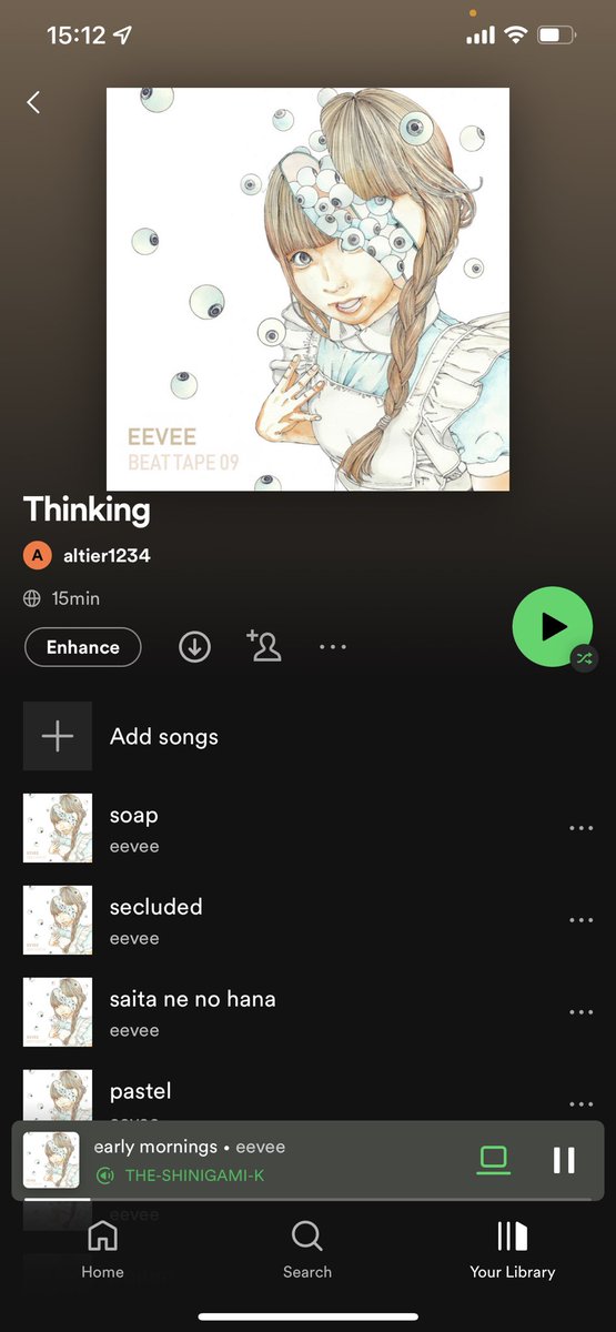 altier_r's tweet photo. @EeveeEveline @inner_ocean Been listening to your beats for a while now! Really helped me through some tough times so thank you seriously.. https://t.co/GHG8HSQSEz