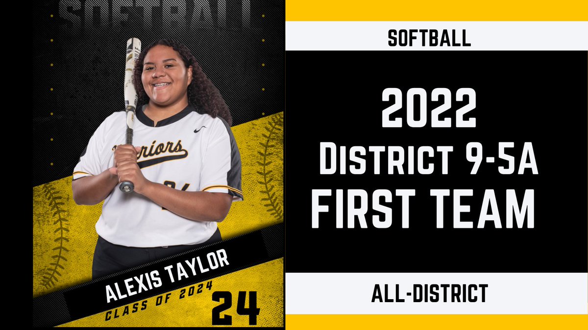 Congratulations to @alexis83815014 on being named District 9-5A First Team All-District! 
@2018Memorial @memorial_sb 
#Team22 #playbigbelieveingreatness 
@Gosset41