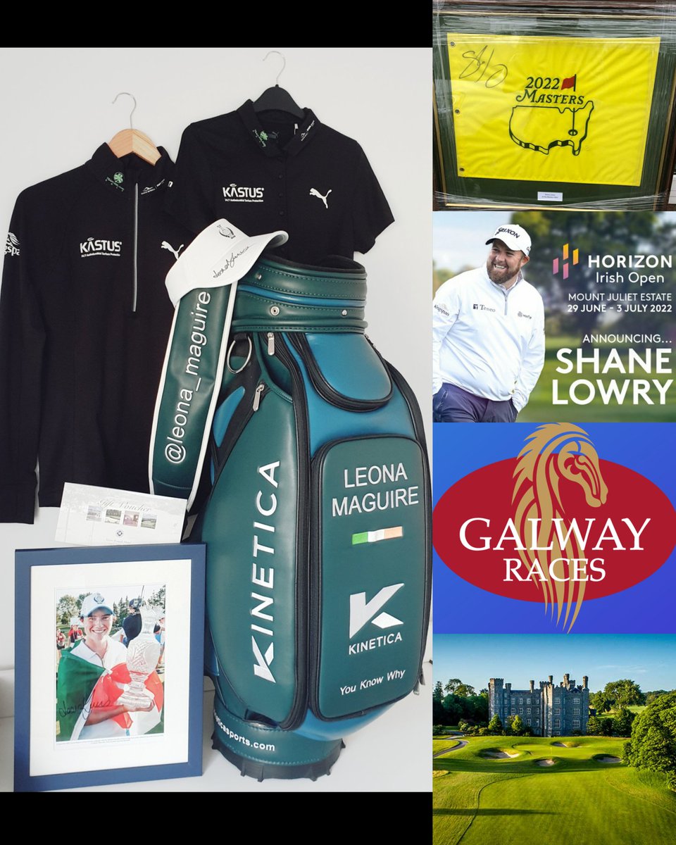 johnjoememorial's tweet photo. Final Early Bird Draw Tomorrow!⏳ 

🐦 Killeen Castle 4Ball
🐎 Galway Races Tickets

🎟 ENTER NOW for €10 and be in the hat for everything, inc;

🏌️‍♀️ LEONA MAGUIRE Prizepack 
🖼 Framed 2022 Masters flag signed by SHANE LOWRY
⛳ Irish Open Tickets 

⤵️
https://t.co/F6zjtv97wJ https://t.co/wapXQASGS6