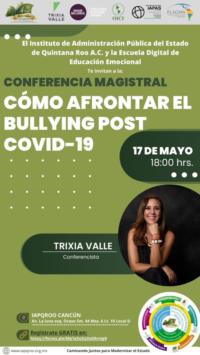 Nosotros festejamos a los Maestros como se debe, brindándoles herramientas para tener mejores resultados y contribuir al desarrollo. Si eres docente, padre de familia, asociación civil o alguien interesado en CERTIFICARTE para combatir el Bullying. Participa!