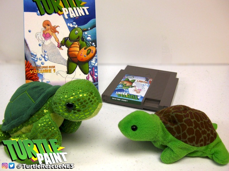 TurtleRescueNES's tweet photo. Toby spent the weekend trying to explain how downloadable content works and that Walton's promise for free DLC to all #TurtlePaint owners next Monday doesn't seem possible.

Walton's response: "What's an Internet and can't we Doordash it?"

#retrogaming #nesdev #nesmaker 🐢🖍️ https://t.co/LPyiBgaPDl
