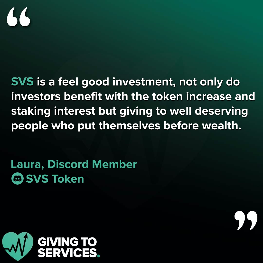 gc_token's tweet photo. A selfless investment. Join our other token holders on discord or telegram.
💚
https://t.co/jlHIkopJoY
#ourCryptoGivesBack #SVStoken #SVSarmy $SVS https://t.co/JUAQi0arRg