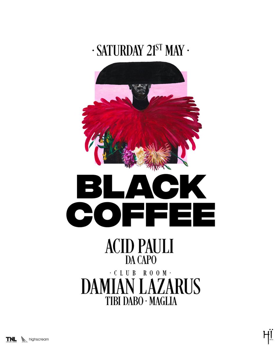 RealBlackCoffee's tweet photo. Still reliving Saturdays epic return in my head! 🤯❤️ We’re back for Episode II with @acidpauli, @DacapoSA, @damianlazarus, @tibidabosound &amp; @JoeMaglia 

#GodsVery #Own #HiBlackCoffee https://t.co/oPO0ubuGx1