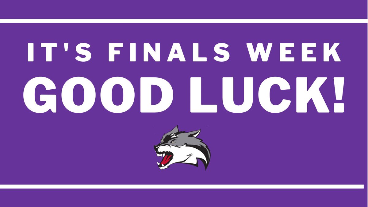 Wishing our Wolves and all @JolietJrCollege students the best of luck on their final exams this week! #hearthehowl