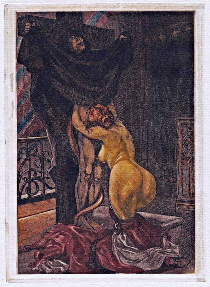 WickedProcrast's tweet photo. Art by Martin Van Maële (1863-1926) from ”De Sceleribus et Criminibus”.
#eroticart #nsfwart https://t.co/MNOwzwTKQl