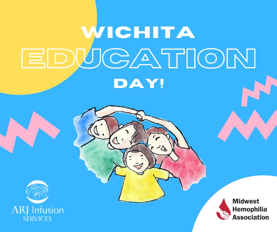 ARJInfusion's tweet photo. Join ARJ and Midwest Hemophilia Association this Saturday for Wichita Education Day! This is a great opportunity to connect with the BD community—plus, we’ll hear from a physical therapist to learn kinesio taping techniques. See events sponsored by ARJ: https://t.co/LqIwpWrPi7 https://t.co/ySYJlmx3so