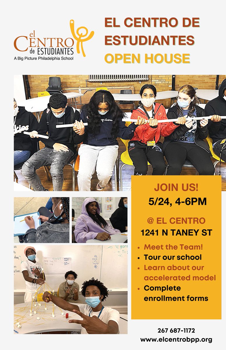 ReEngagement440's tweet photo. Looking to get a jumpstart on getting back on track to graduate? Join El Centro for an open house on May 24th. The enrollment team will assist you through the enrollment process. #Never2Late2Graduate #ElCentro #AcceleratedHighSchool https://t.co/Mce57WfNbH