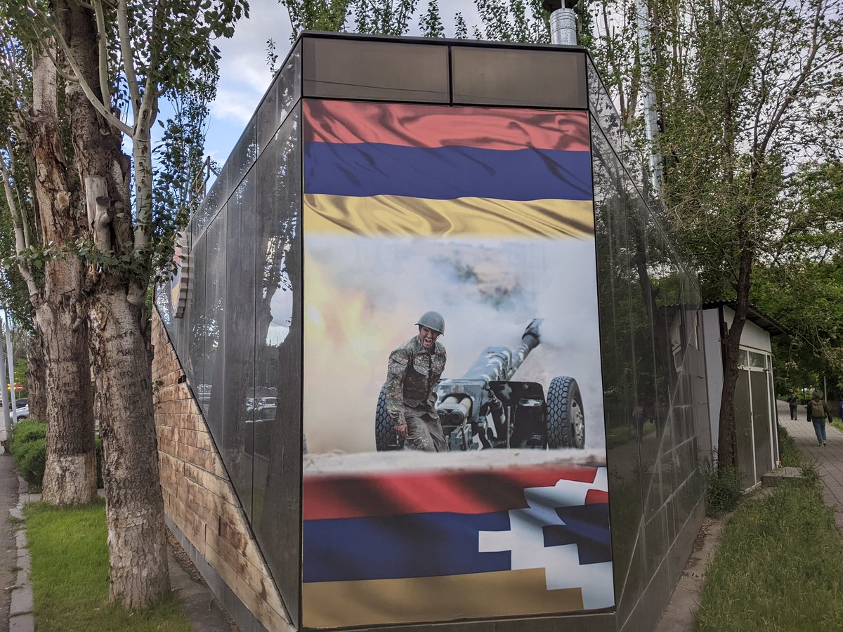 BeaHorn254's tweet photo. A war so present here, so forgotten elsewhere #Yerevan https://t.co/aApkMIiWL1