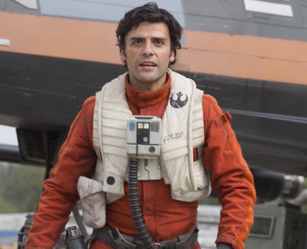 brehaorganaa's tweet photo. if you are having a bad day, remember Oscar Isaac asked if Poe Dameron could be from Yavin IV so both him and his character were from Guatemala. https://t.co/c8SmslXhVn