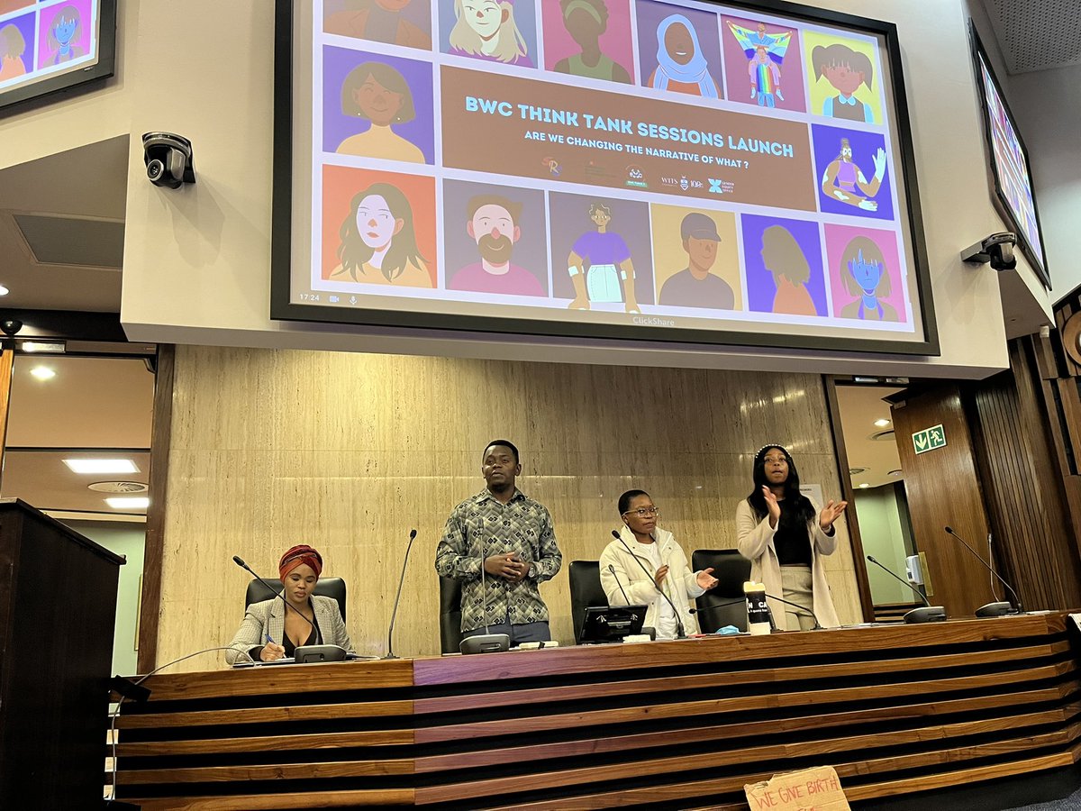 BWC_ingwe's tweet photo. “We are sitting in a room where the name of the building was changed from Senate House to Solomon Mahlangu Building. We must be honest about who drove that — it was through black students who United for change”
- @ThandoGumedeZA
#BWCThinkTank https://t.co/DEgmEot555