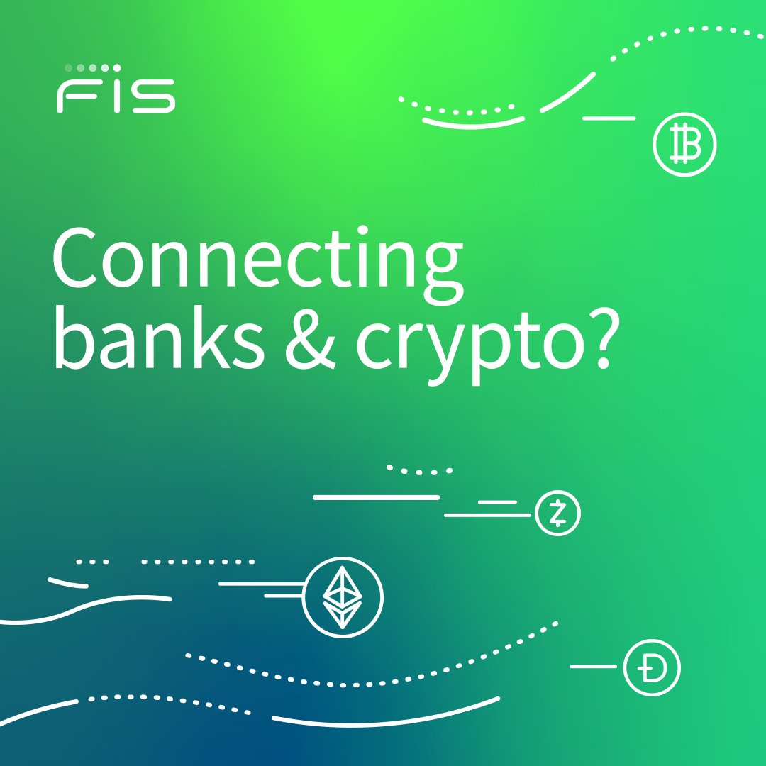FISGlobal's tweet photo. FIS® technology helps banks connect customers to #cryptocurrency opportunities. Learn more about how we can help you bank better. https://t.co/Gcy5rZk5MY #boldfintech #destinationforinnovation https://t.co/B0t9xzH2oM