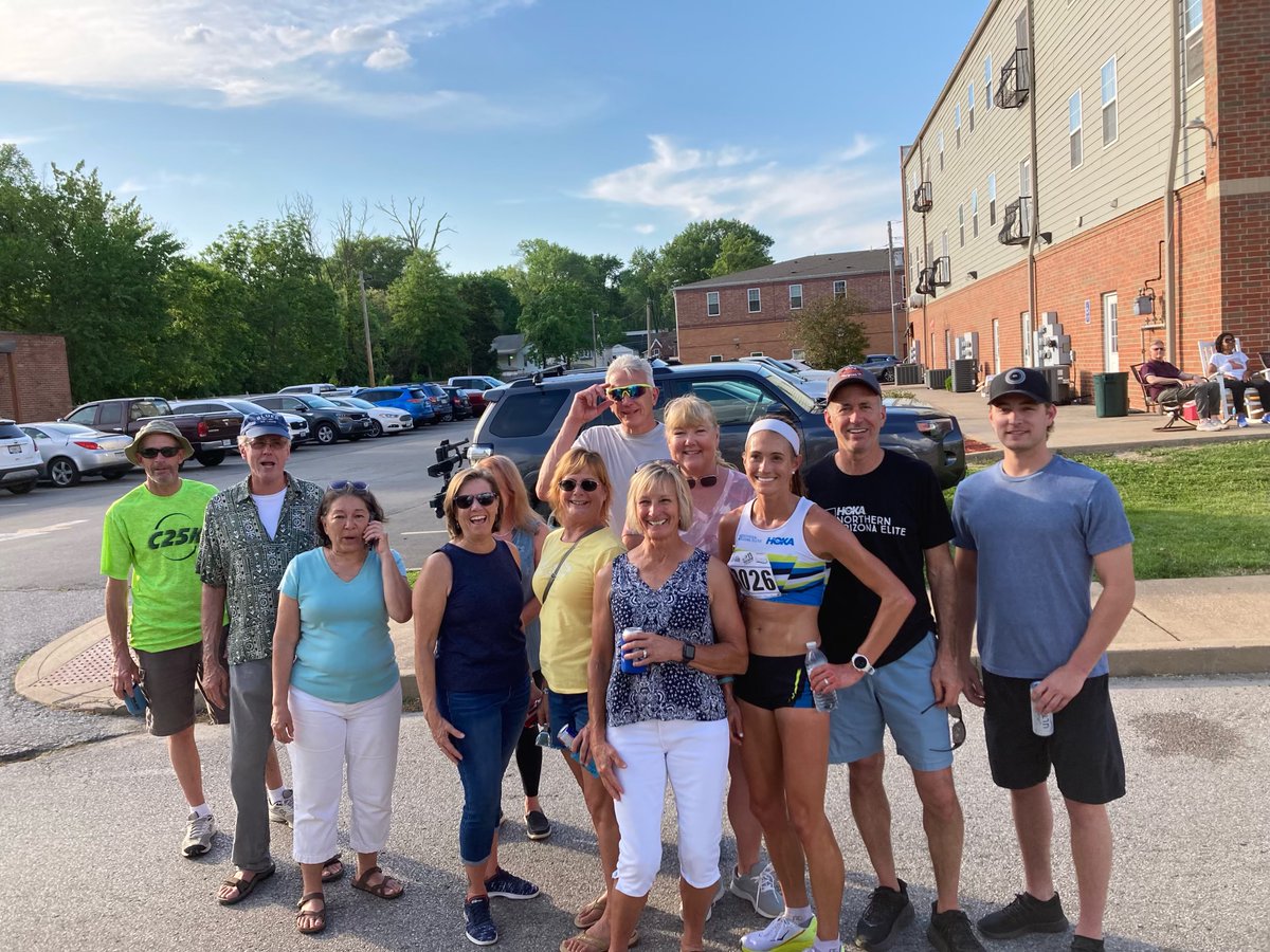 NAZ_Elite's tweet photo. We had an amazing night on Saturday at the @FergTwilightRun!! @julia_k_griffey won the 10 mile. @BenRosario1 emceed. And they got to meet @DHarp100mH who ran her first ever 5k!! This was an awesome partnership and we can't wait for next year. #RunWithFerguson https://t.co/M9rNbfKOvk
