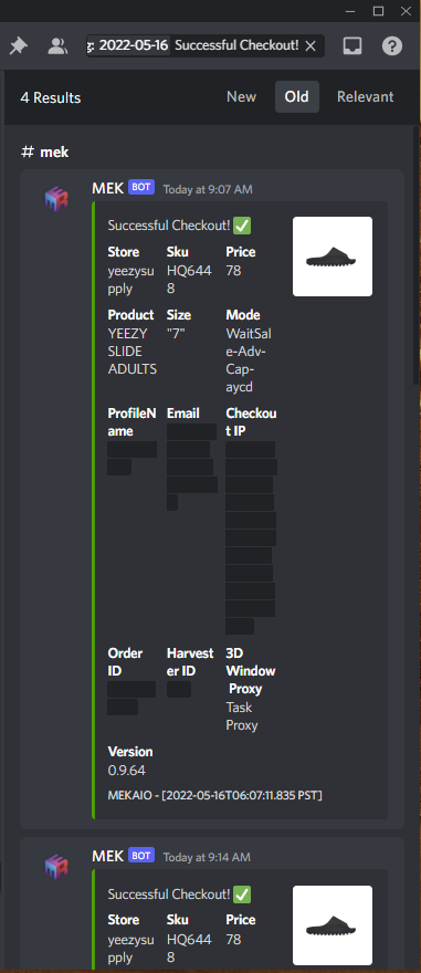 Gotta get these numbers up!!!
Thanks to
Group: <a href="/acookgroup/">Tsunami</a> 
Bot: <a href="/MEKRobotics/">MEKAIO</a> 
 Proxies: <a href="/damenproxies/">Damen Proxies</a> resis and @VantaProxies 
Server: <a href="/hydraservers_/">Hydra Servers</a> 
Emails: <a href="/LlaMails/">LlaMail OC Gmails</a> 
Oneclicks: <a href="/aycdio/">AYCD</a>