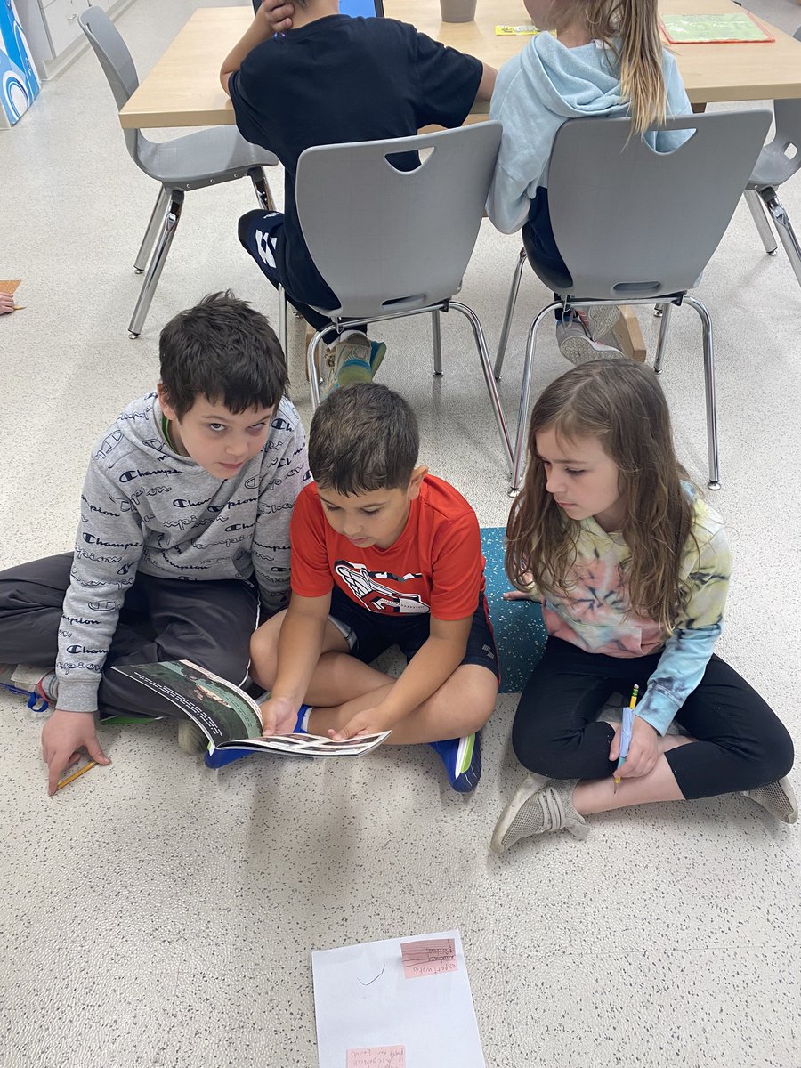 MrsJKelsheimer's tweet photo. What does your research look like? This is what our research looked like today. #teamwork #cooperation #flexibleworkspace https://t.co/Xx8fWFI9kj