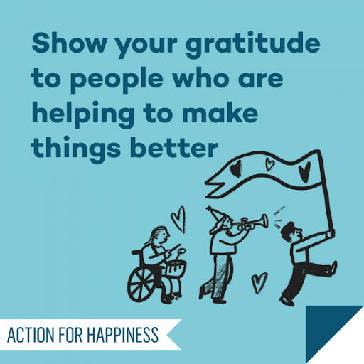 5/22 #VBHasJoy Newsletter Well-Being Calendar: Meaningful May Day 16

Each month, we feature the <a href="/actionhappiness/">Action for Happiness</a> calendar which includes daily actions to boost well-being.

Support the well-being of all, #VBSEL KM:3, by joining in on today’s action.👇

Newsletter🔗 in bio.